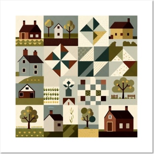 Countryside Quilt Posters and Art